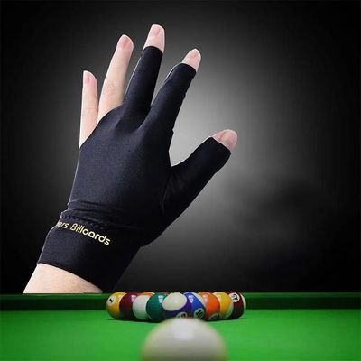 Durable Three Fingers Billiard Glove Anti-slip Breathable
