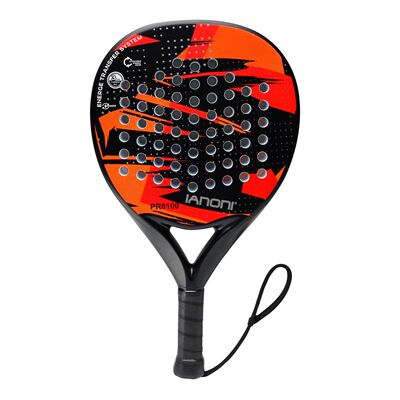 2pcs Padel Racket Carbon Fiber Surface with EVA Memory