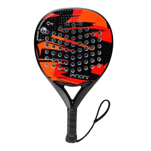 2pcs Padel Racket Carbon Fiber Surface with EVA Memory