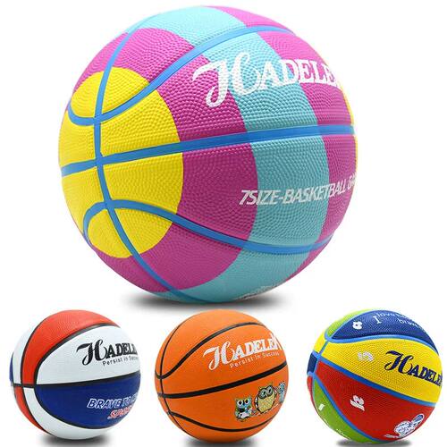 Kid Rubber Basketball Size 5 Primary School Outdoor Training