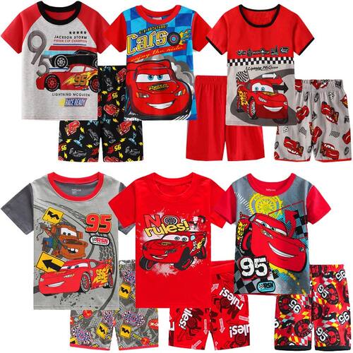New Summer Kids Pyjamas Children Sleepwear Baby Set Boys