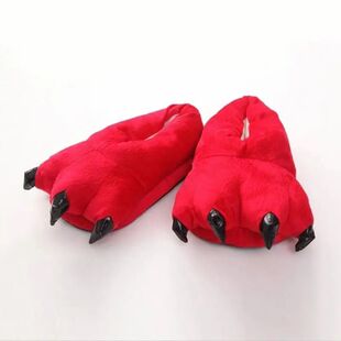 Super Cozy Funny Dinosaur Paw Slippers for Men