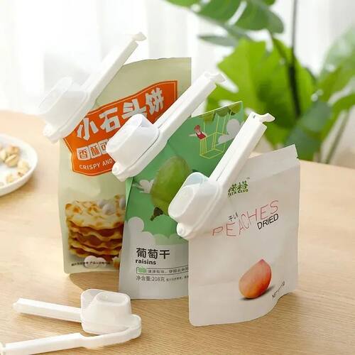 2PCS Food Bag Clips, With Lid Sealing Clips, Milk Powder Sna