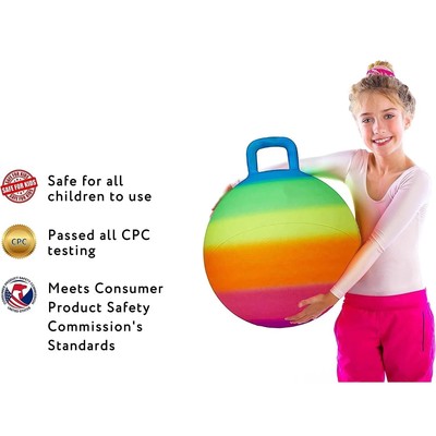 Diameter 18 Inch Sports Hopping Ball for Kids Bouncy Ball