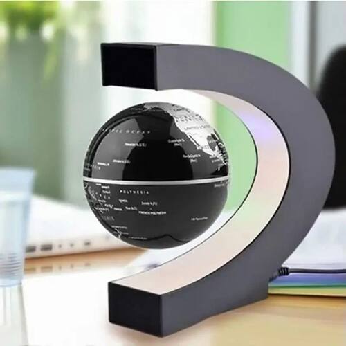 Magnetic Floating Levitation Globe LED World Map Electronic