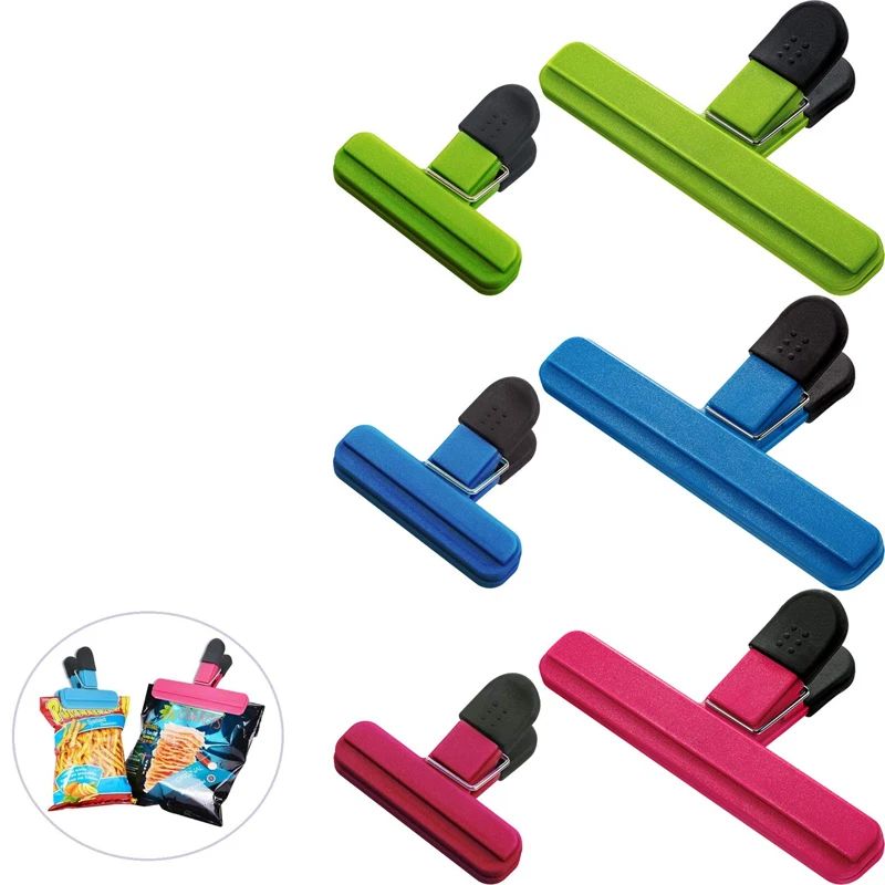 Large Chip Bag Clips Plastic Assorted Sizes Food Bag