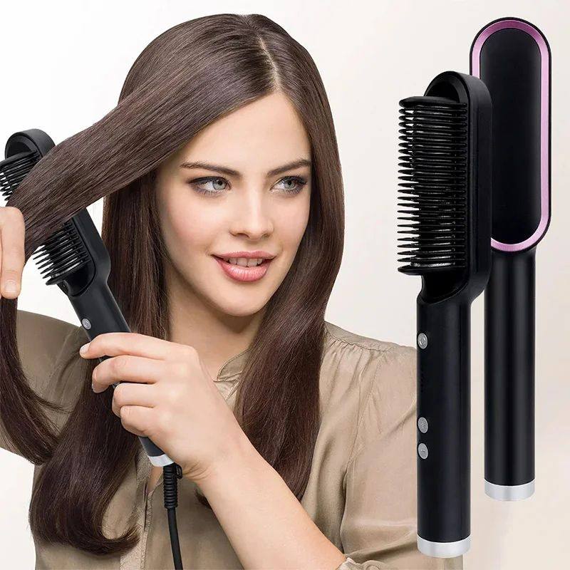 Electric Hot Comb Multifunctional Straight Hair Straightener