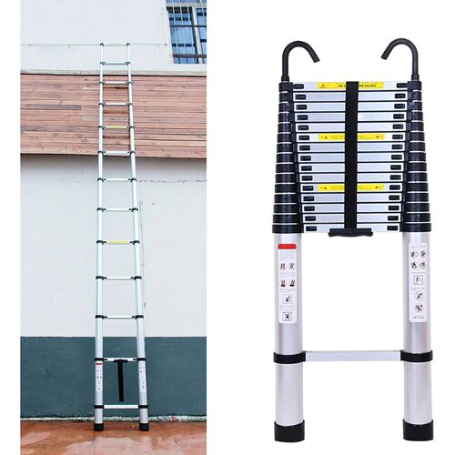 Multi-Purpose 6.2M Telescopic Ladder with Removable