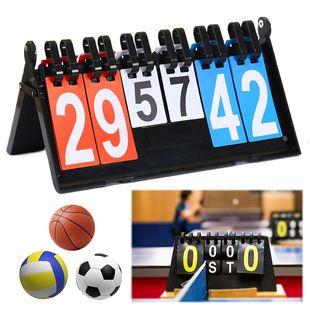 Sports Scoreboard Tabletop Scoreboard 6-Digit Score Keeper