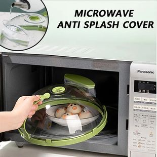 Microwave Cover for Food Clear Microwave Splatter Cover with