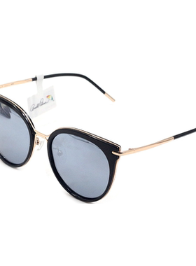 花雨伞韩版圆脸复古风近视太阳镜