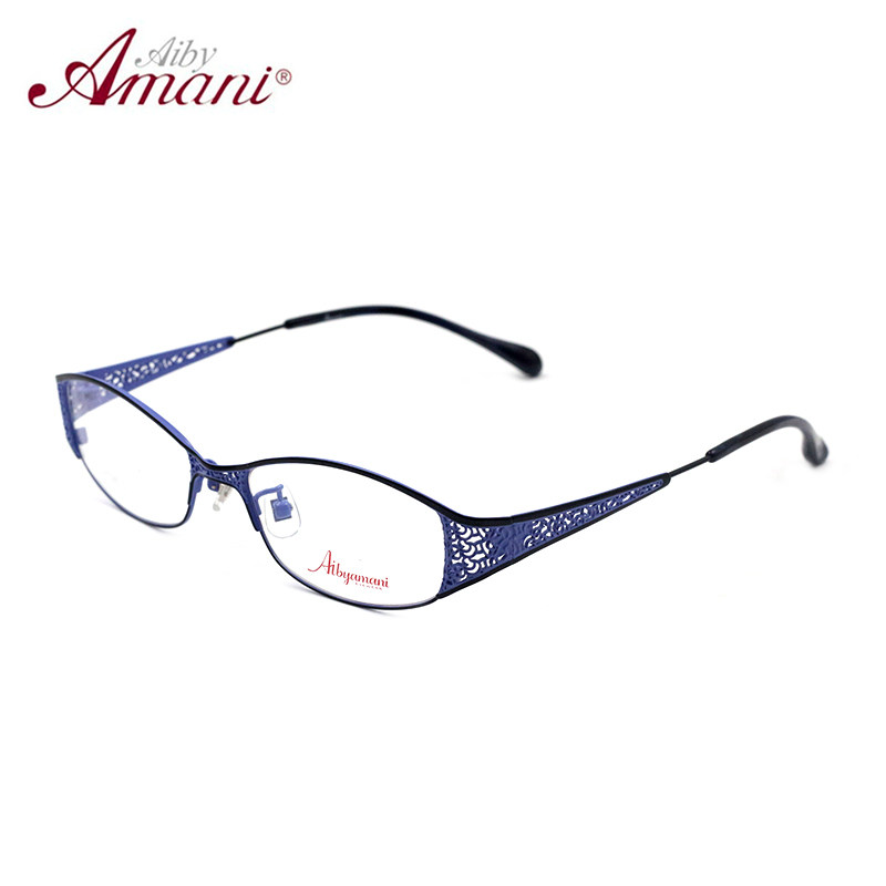 正品Aibyamani爱阿玛妮镜架近视女款眼镜架镜框 可配近视A7128