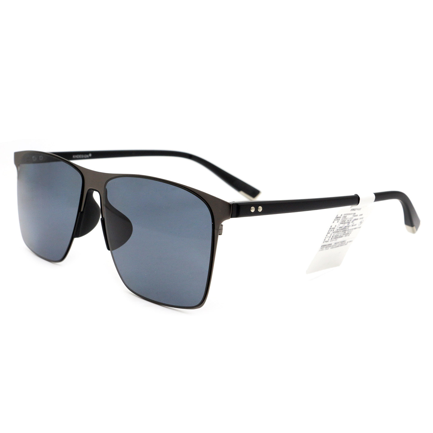 新款KHDESIGN明治太阳镜 时尚质感金属男女开车防晒百搭墨镜K2327