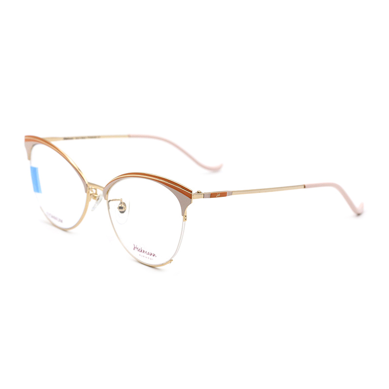 hickmann轻复古近视眼镜女装饰眼镜素颜大脸海歌漫眼镜HIC1018T