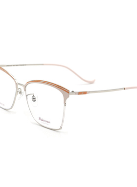 Hickmann海歌漫眼镜轻近视眼镜框女素颜复古圆框镜架HIC1019T