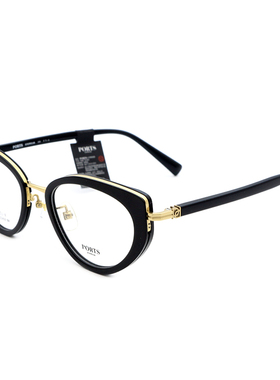 PORTS眼镜架女全框猫眼近视眼镜框时尚气质款超轻配镜片POF22450