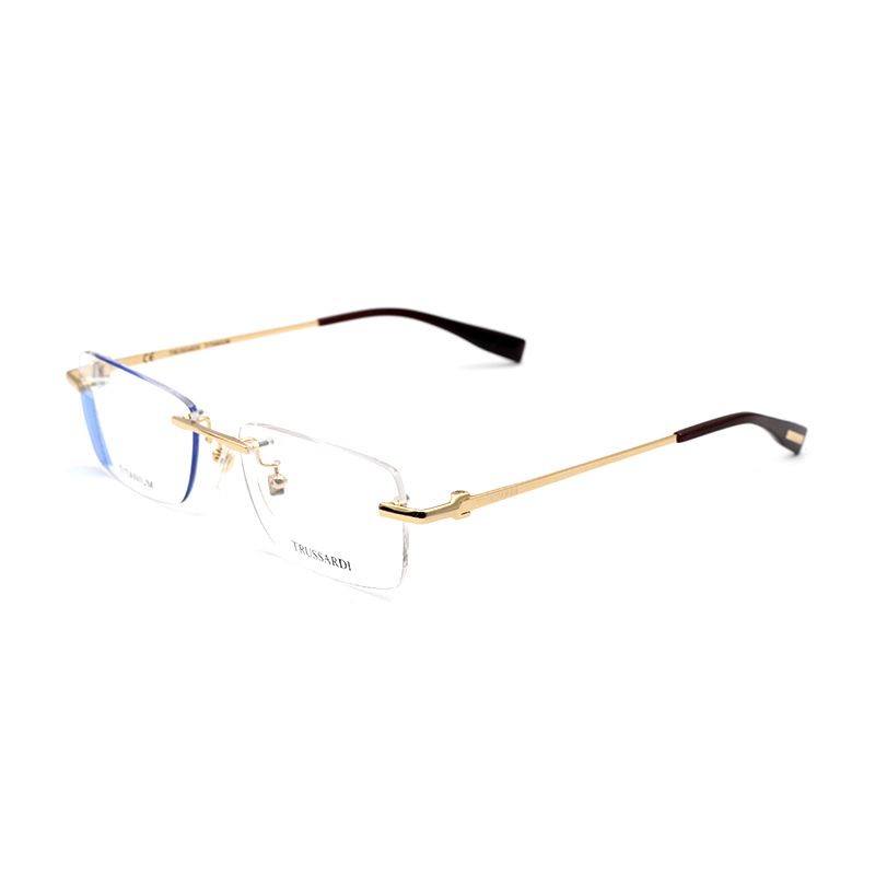 杜鲁萨迪商务近视无框纯钛眼镜架