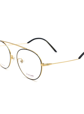 Hickmann眼镜纯钛大框近视眼镜架女韩版潮海歌漫眼镜框HIC1008