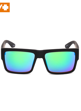 春夏新品时尚太阳镜女黑色软磨砂框绿色镜片CYRUS  183409973225