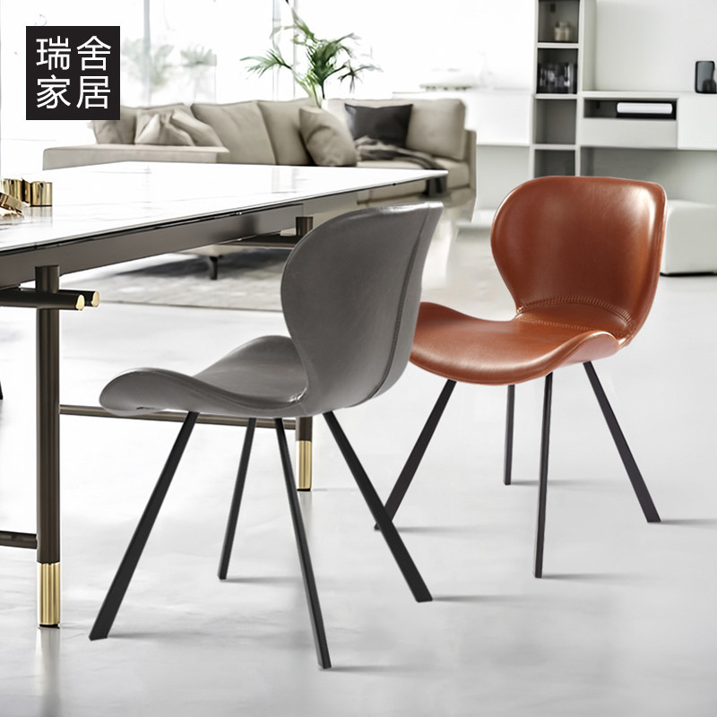 餐椅家用餐桌椅子靠背椅现代简约餐厅凳子北欧极简意式书桌椅新款,住宅家具,餐椅,淘宝优惠券,粉丝福利购,淘宝优惠卷