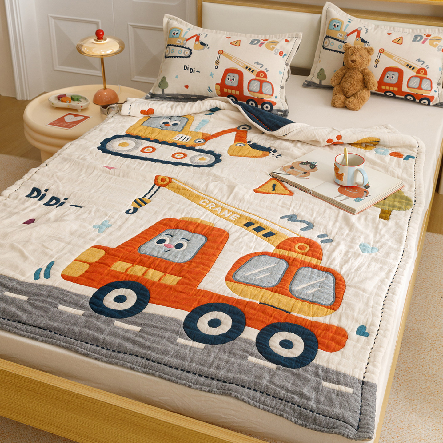 儿童盖毯十层纯棉纱布婴儿专用小毯子新生儿毛巾被宝宝幼儿园午睡