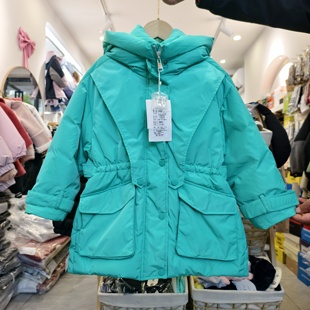 木瓜汁2025新款女童羽绒服儿童洋气时髦外套中童宝宝冬季羽绒服