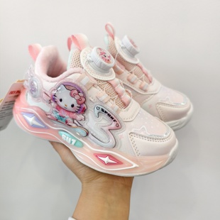 2025新款女童运动鞋儿童洋气时髦鞋子中童宝宝冬季加绒运动鞋