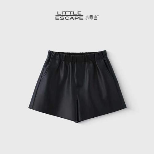 小乖逃JX黑色大码短裤宽松新款洋气夏季休闲薄款三角短裤N95139