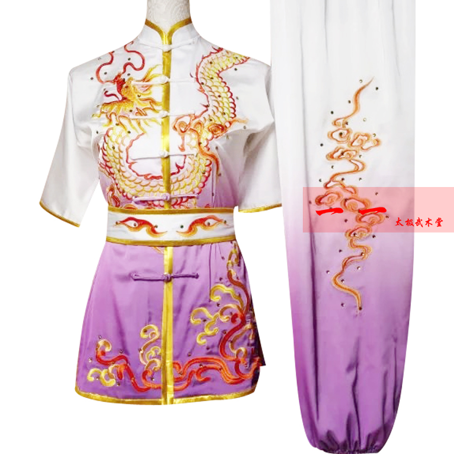 短袖高档武术比赛晨练服