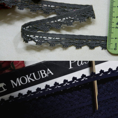 75D优惠价服装辅料手工布艺DIY荷叶边镶边橡经花边10mm宽1.3元1米