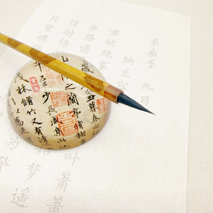 星云瘦金体毛笔专用写瘦小楷笔紫豪鹤瑞勾线宋徽宗专业瘦金体狼毫