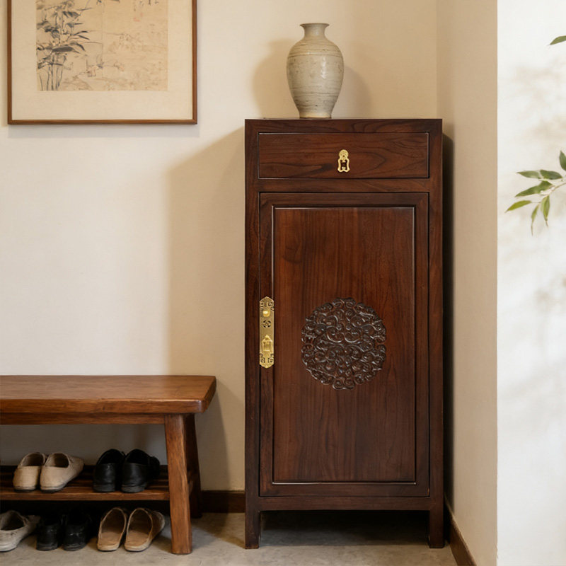 中式实木角柜北方榆木立柜门厅柜储物柜沙发电视柜边柜收纳柜鞋柜,住宅家具,角柜,淘宝优惠券,粉丝福利购,淘宝优惠卷