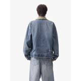 牛仔外套复古灯芯绒翻领休闲显瘦夹克外套男YY80-P105，男装工装外套，电商A330-1