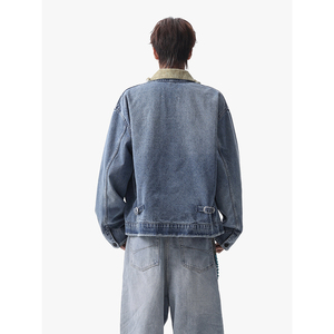 26/春季 牛仔外套复古灯芯绒翻领休闲显瘦夹克外套男 YY80-P105图片