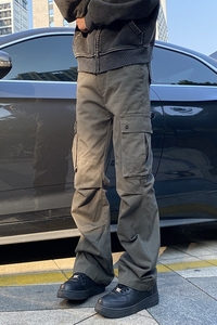 ~高街水洗工装裤 潮流多口袋休闲裤 K0140-P65 控88图片