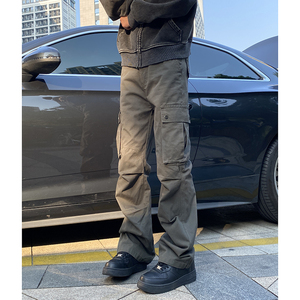 24/秋季 高街水洗工装裤 潮流多口袋休闲裤 K0140-P65 控88图片