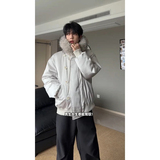 复古毛领工装派克付Y222-P88特现货~，男装工装外套，电商A330-1