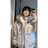 复古毛领工装派克付Y222-P88特现货~，男装工装外套，电商A330-1