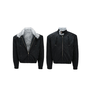 ~一件过冬重磅狼毛座山雕加厚加绒棉服外套 YY56-P158 M-2XL图片