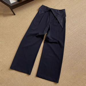 现货~~斜门襟暗纹雕花A字剑道西裤男 K0201-P68,男装西裤,电商A330-1