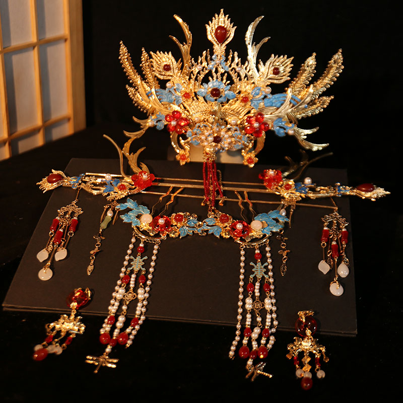 古风流苏汉服发饰中式百搭全套