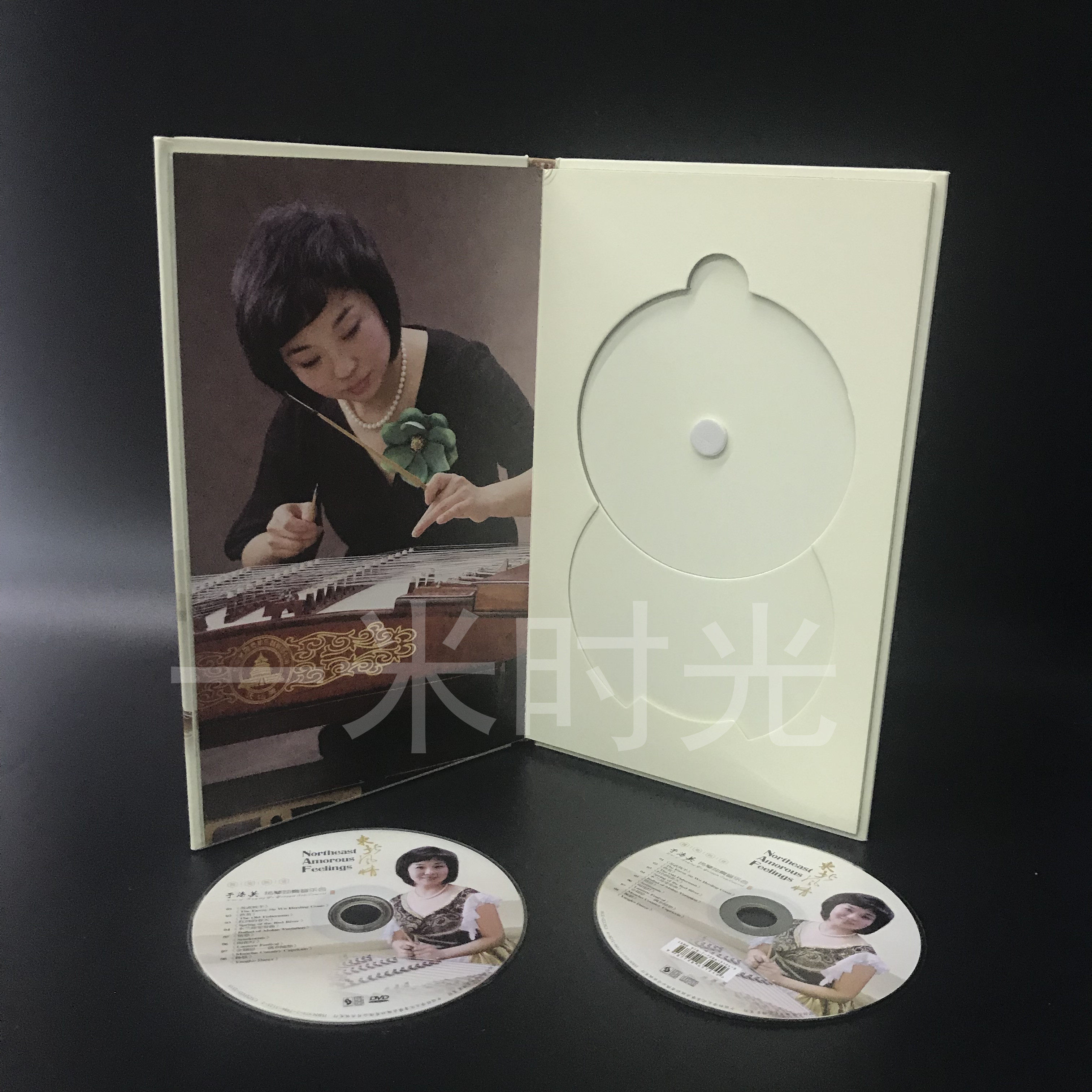 光盘盒定制光盘制作DVD/CD定做包装刻录精装纸盒双碟光碟密度板盒