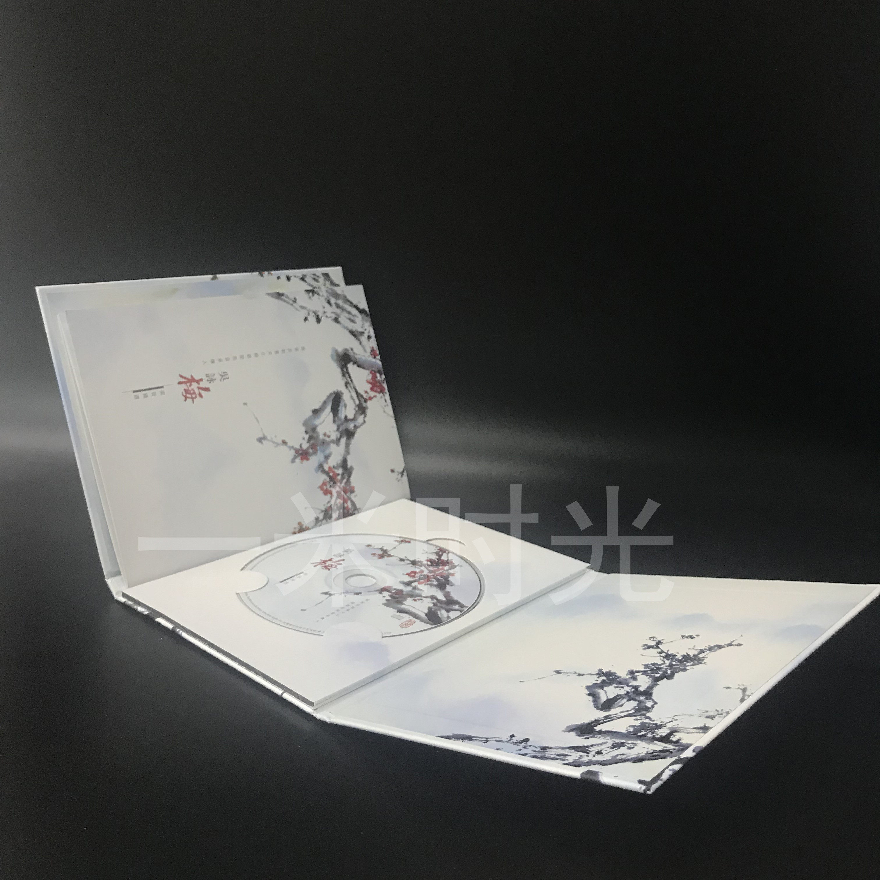 精装光盘盒定制DVD/CD包装盒订制光碟印刷精品纸盒定做书册盒双片