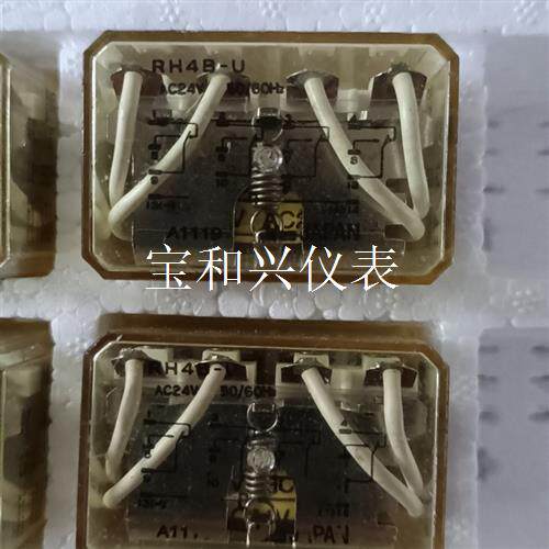 idec泉继电器(拆机) RH4B-U  AC24V 共1