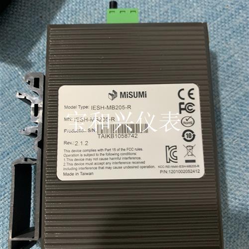 台湾MiSUMi米思米交换机型号:IESH-MB205-R,
