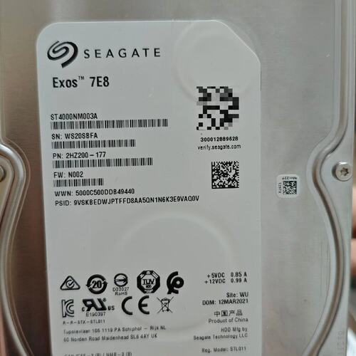 希捷 4T ST4000NM003A SAS服务器硬盘( 议价）