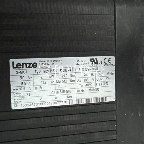 Lenze 伦茨 伺服电机 MCS19J30-RS0B0-A
