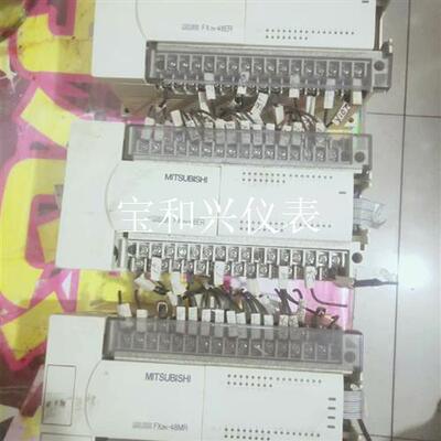 拆机三菱PLC   FX2N/48ER2个实物拍照,功能正常