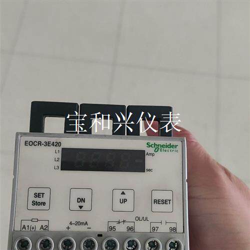 EOCR-3E420施耐德韩国进口电动机综合保护器,拆机