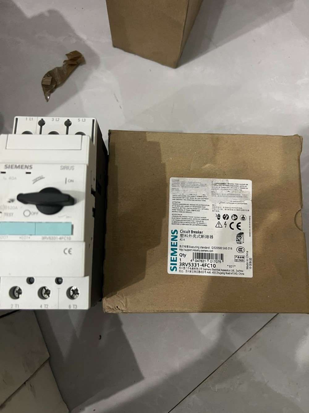 3RV5331-4FC10西门子断路器40A18.5K-议价